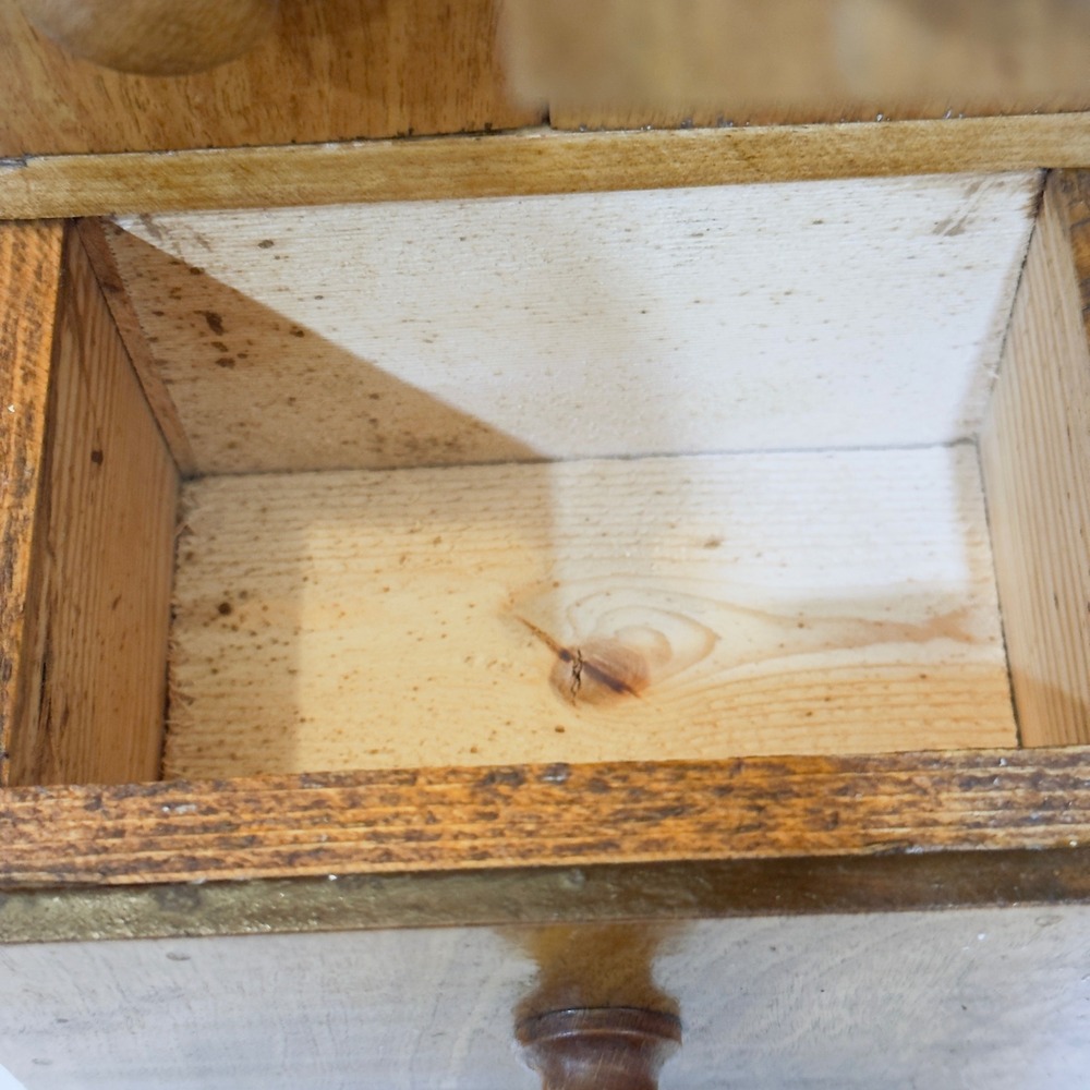 Vintage Wooden Apothecary Spice Chest 7 Drawer Rustic Farmhouse Cabinet Storage - Picture 6 of 16